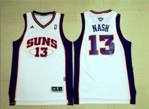 Maillot De Basket Phoenix Suns Steve Nash 13 Blanc